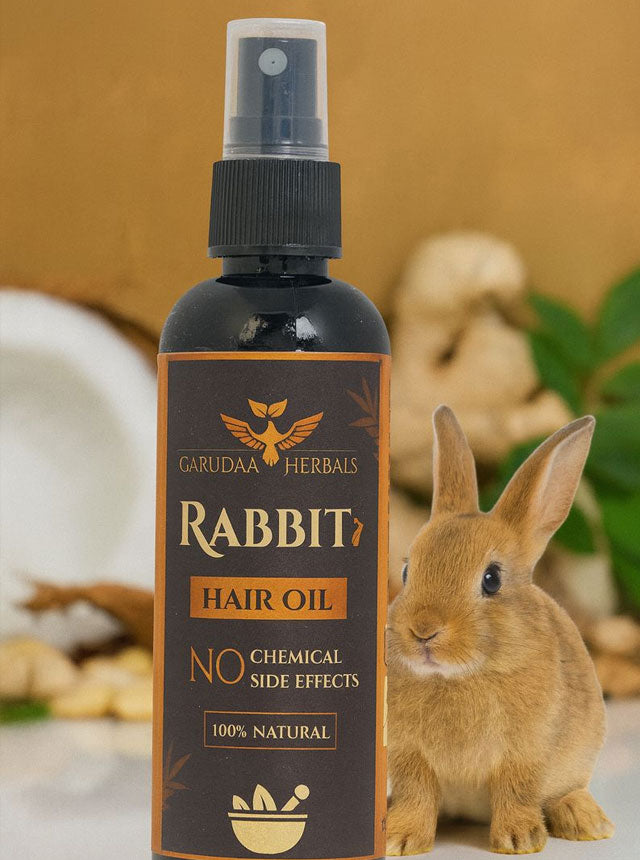 Rabbit Herbal Hair Oil – 100% Stronger, Healthier Growth