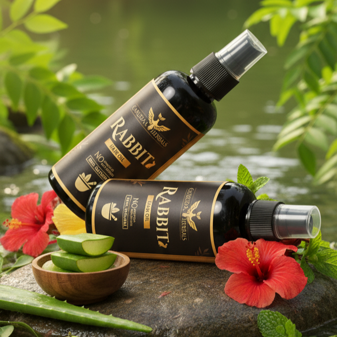 Rabbit Herbal Hair Oil – 100% Stronger, Healthier Growth