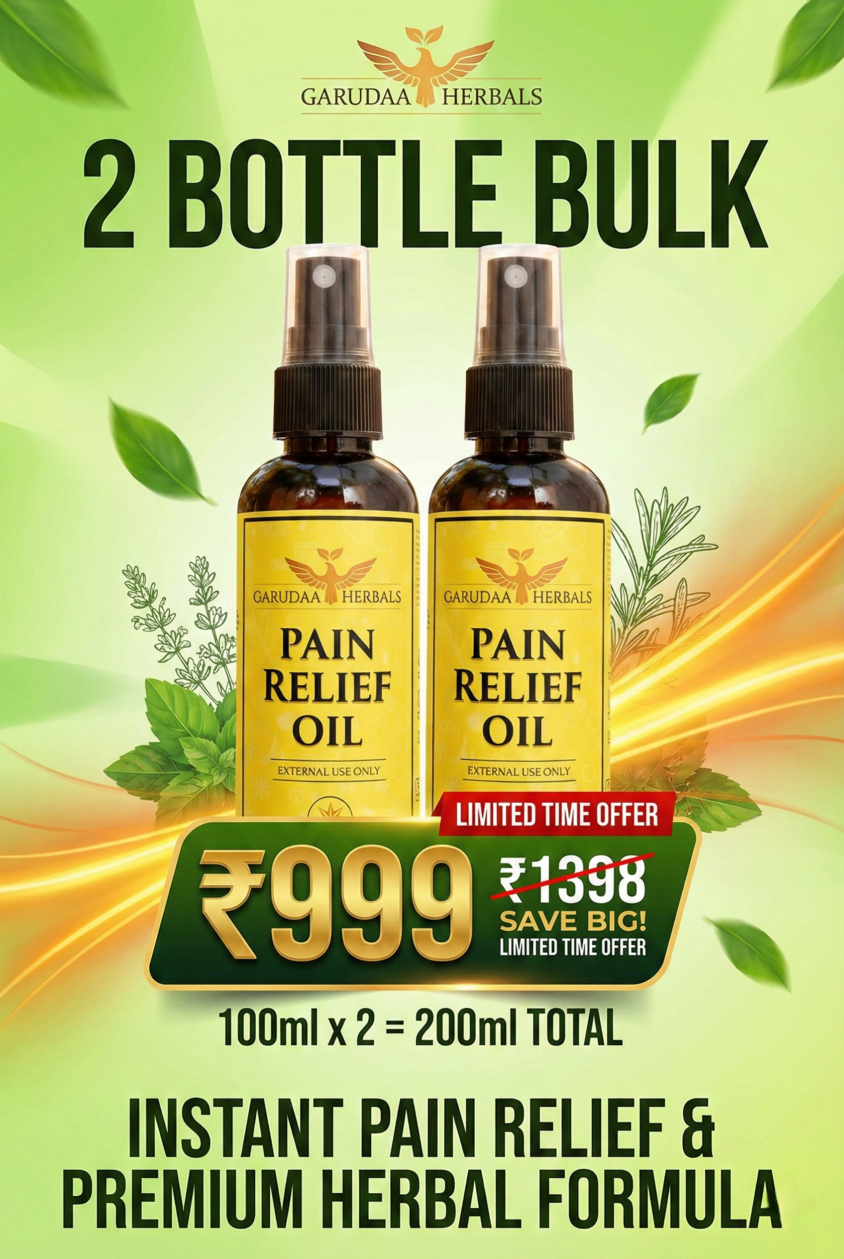 Garuda Herbal Smoke Pain oil